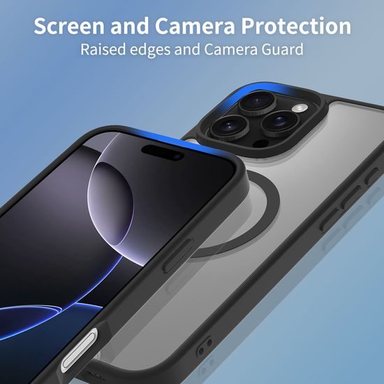 JP MagFit Clear MagSafe obal s N52 magnetom, iPhone 16 Pro Max, svetlo ružový