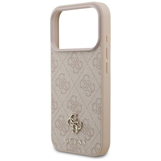 Guess Case für iPhone 17 Pro / 18 Pro - Hardcase 4G Small & Classic MagSafe Schutzhülle - Rosa