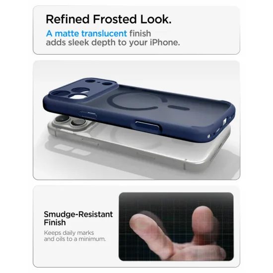 Spigen Ultra Hybrid Mag s MagSafe, iPhone 17 Pro Max / 18 Pro Max, frost blue