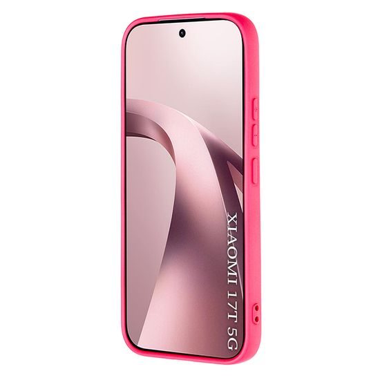 Techsuit SoftFlex maska, Xiaomi 17T, ružičasta
