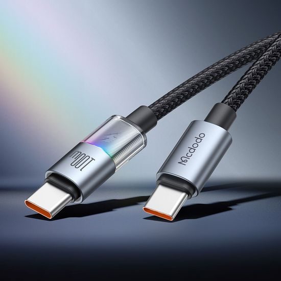 Mcdodo USB-C naar USB-C Kabel (CA-8200) - 100W, 5A, 1,2m - Zwart