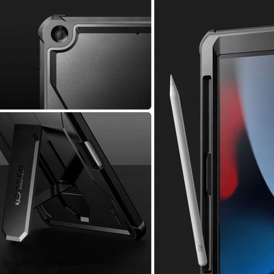 Tech-Protect Kevlar Pro pouzdro, Apple iPad 10.2" 2019 / 2020 / 2021, černé