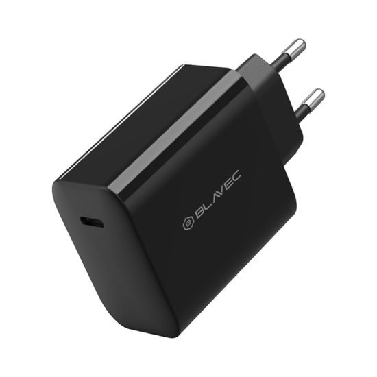 Blavec caricabatterie BC-8, GaN4, PD QC 65W 3A, USB-C, nero