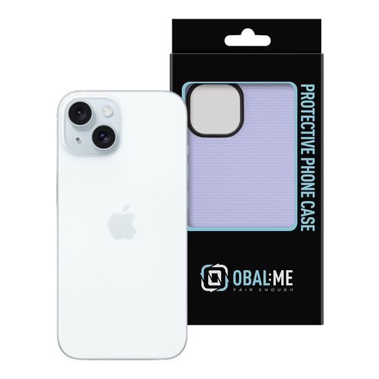 OBAL:ME NetShield Kryt iPhone 15, svetlo fialový