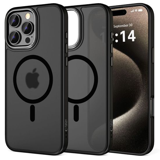 Tech-Protect Magedge MagSafe iPhone 16 Pro Max, černý matný
