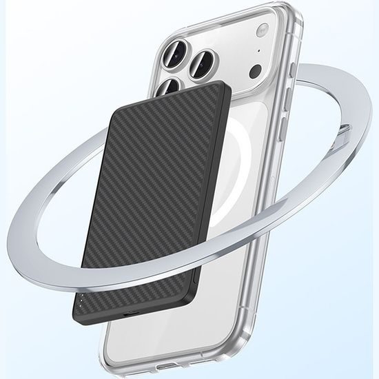 Benks Magnetic Crystal ümbris iPhone 17 Pro Max / 18 Pro Max – läbipaistev