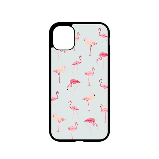 Momanio etui, iPhone 12 Pro, flamingi