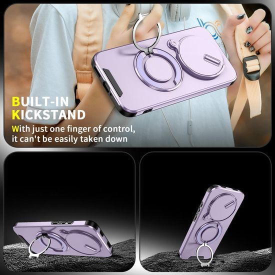 Camslide Stand maska, Xiaomi Redmi Note 15 Pro 5G, ljubičasta