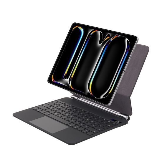 JP Magnetic Keyboard MK01 θήκη tablet με οθόνη, iPad Pro 13 2024 / 2025, μαύρο