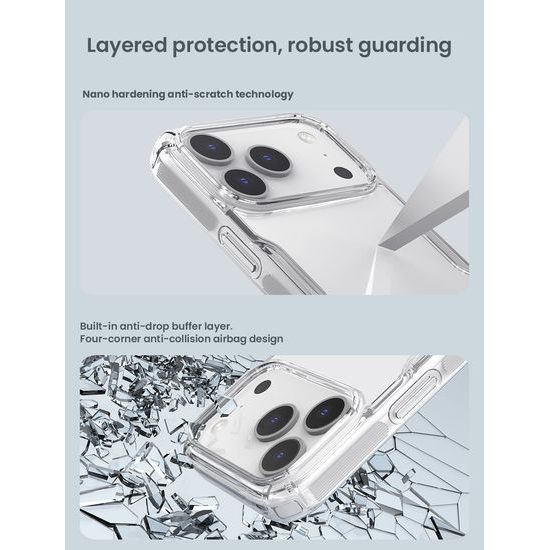 Nillkin Nature TPU PRO Θήκη, iPhone 17 Pro, διάφανη