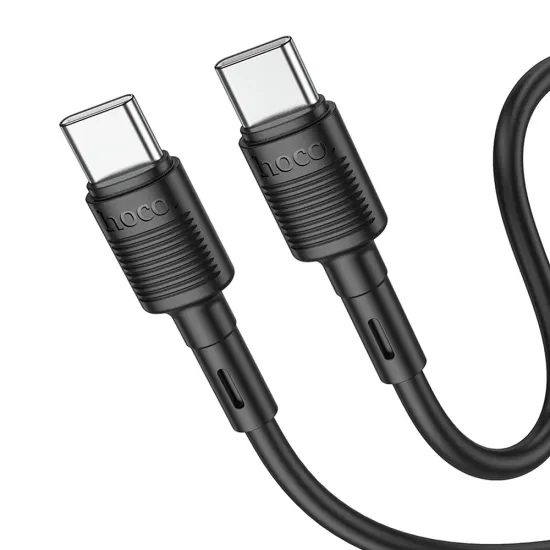 Hoco X83 USB-C – USB-C laidas, PD 3A 60W, 1 m – juodas