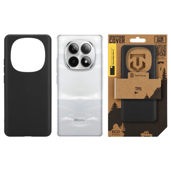 Θήκη Tactical TPU για Xiaomi Redmi Note 15 4G / 5G, μαύρη