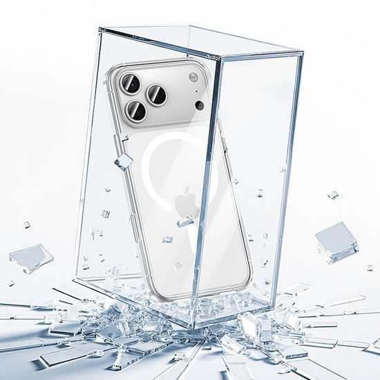 Benks Magnetic Crystal iPhone 17 Pro / 18 Pro ümbris – läbipaistev