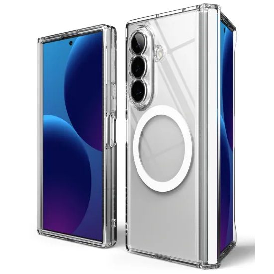 Ringke Fusion Flap Magnetic MagSafe etui, Samsung Galaxy Z Fold 8 Ultra, prozoren