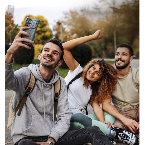 Dexnor 360 Kickstand Camprotector Θήκη Samsung Galaxy S25 Ultra, μπλε