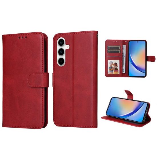 Magnet Case, Samsung Galaxy A35, červený