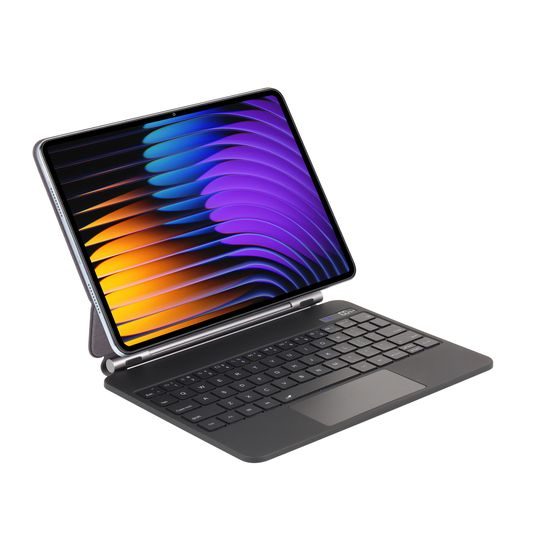 JP Magnetic Keyboard θήκη tablet με οθόνη, Xiaomi Pad 7 / 7 Pro, μαύρη