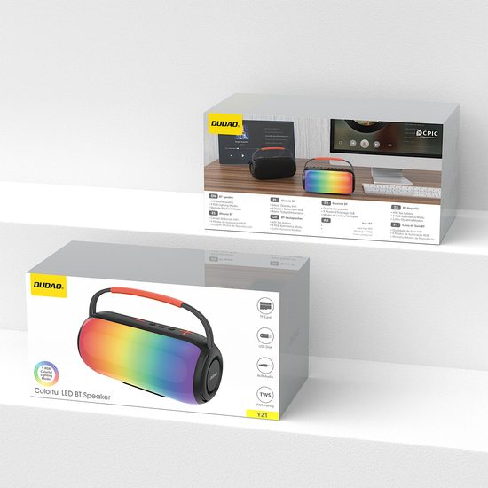 Dudao Y21 Brezžični zvočnik, črn