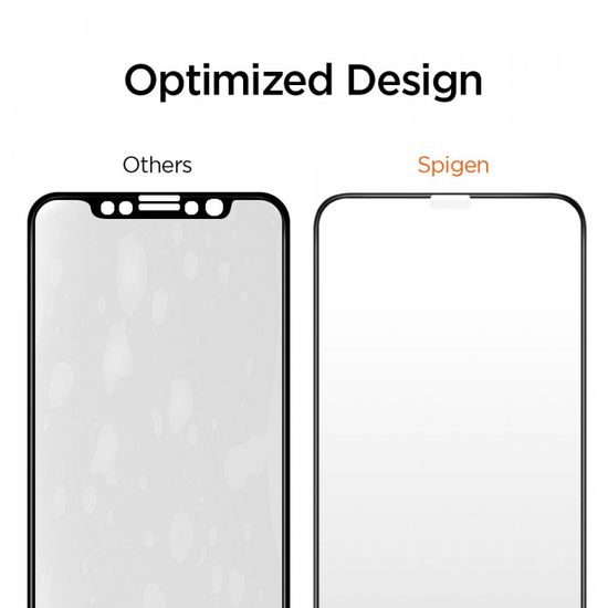 Spigen Full Cover Glass ALM FC Tvrzené sklo, iPhone 11 Pro Max, černé