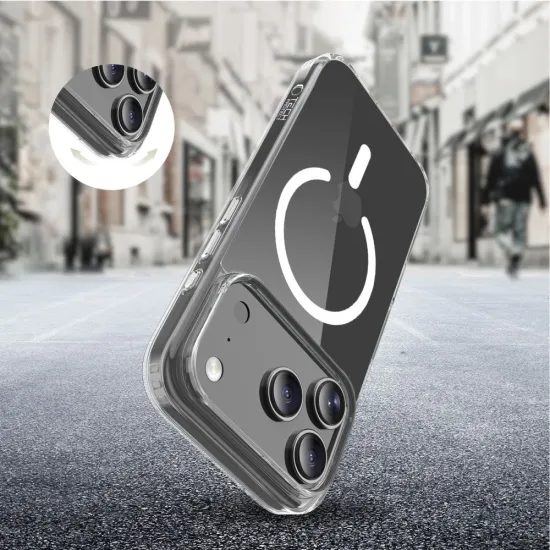 Tech-Protect Flexair Hybrid MagSafe CC, iPhone 17 Pro, διάφανη