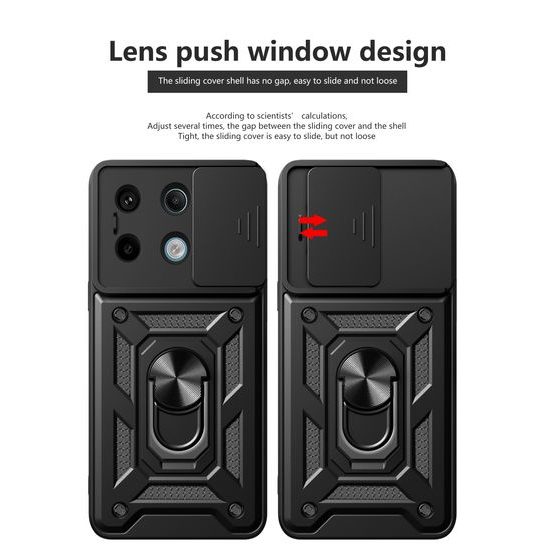 JP CamShield, Xiaomi Redmi Note 13 Pro 5G / Poco X6 5G, μαύρο