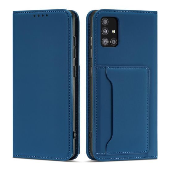 Husă Magnet Card Case, Xiaomi Redmi Note 11, albastră