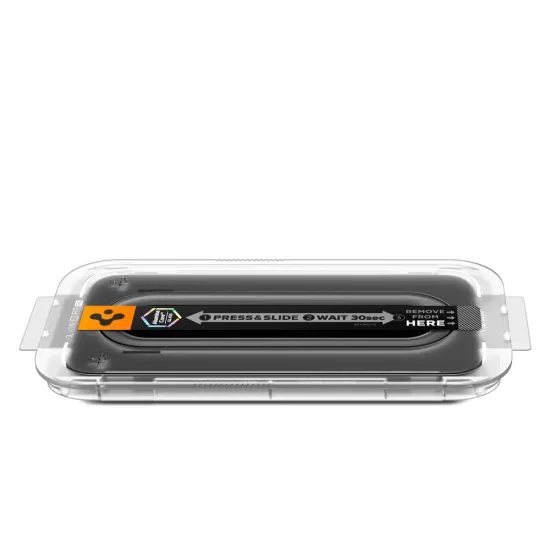 Spigen Glas.TR EZ Fit Pro s aplikátorom, Tvrdené sklo, iPhone 16 Pro / 17 / 17 Pro / 18 Pro