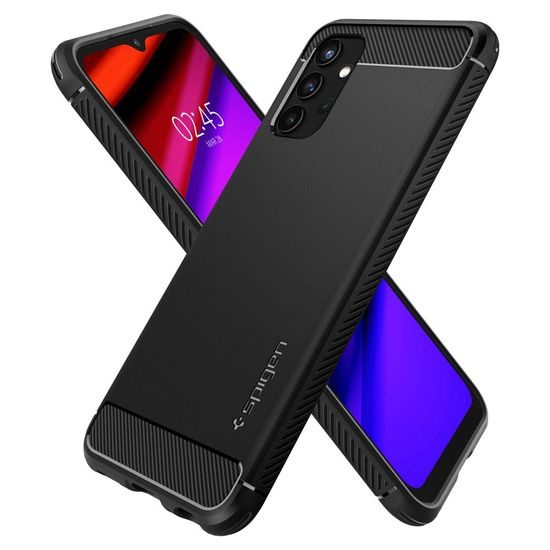 Spigen Rugged Armor, Samsung Galaxy A13 4G / LTE, črn