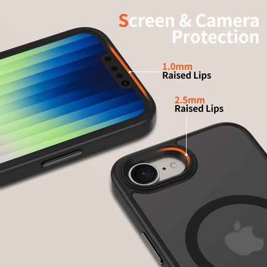Tech-Protect MagMat MagSafe, iPhone 16e, μαύρο ματ