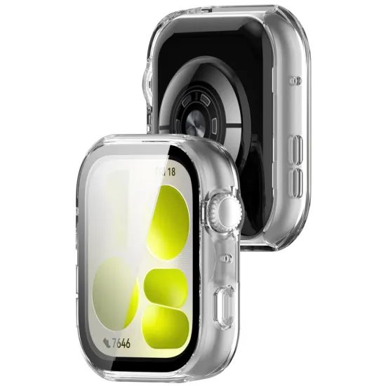 Tech-Protect Defense360 Schutzhülle für Huawei Watch Fit 5 - Mit integriertem Panzerglas - Transparent