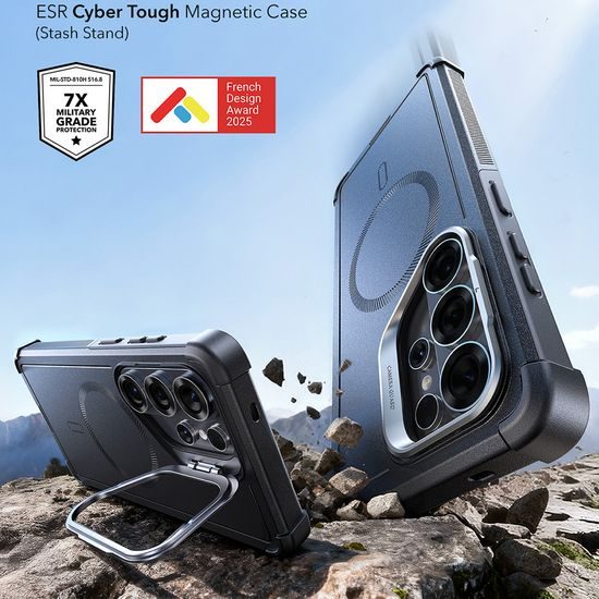 Θήκη ESR Cyber Armor Kickstand, Samsung Galaxy S26 Ultra, μαύρη