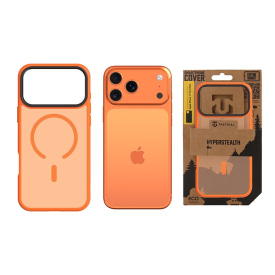 Tactical MagForce Hyperstealth etui, iPhone 17 Pro Max, oranžen