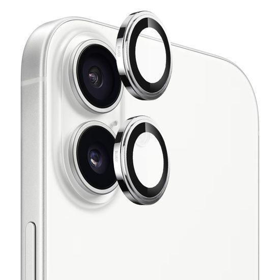 Blueo Sapphire Crystal Αυθεντικό προστατευτικό τζάμι για φακό κάμερας, iPhone 17, ασημί