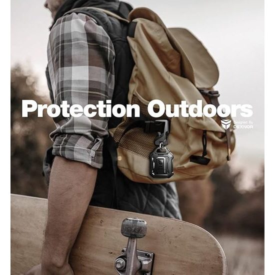 Dexnor zaščitni etui, Apple AirTag, črn