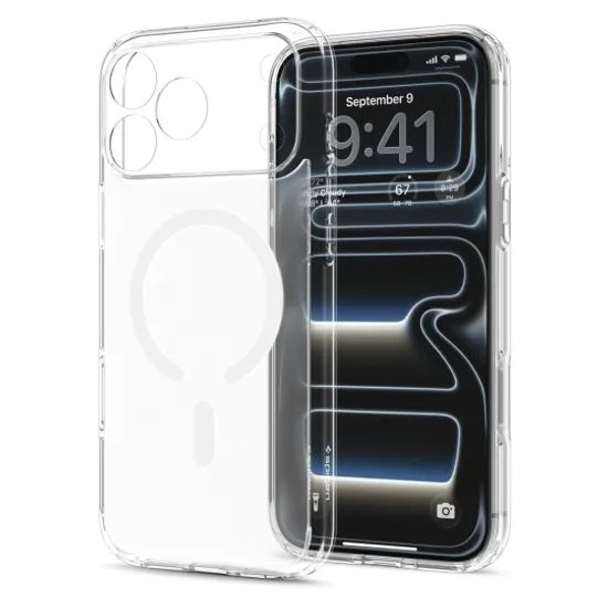 Spigen Ultra Hybrid Mag s MagSafe, iPhone 17 Pro / 18 Pro, mrazivo biela