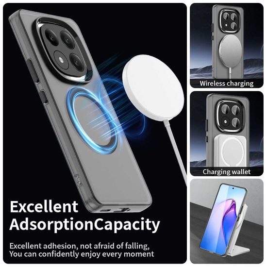 Techsuit CandyCase MagSafe, Xiaomi Redmi Note 14 Pro Plus 5G, μαύρο