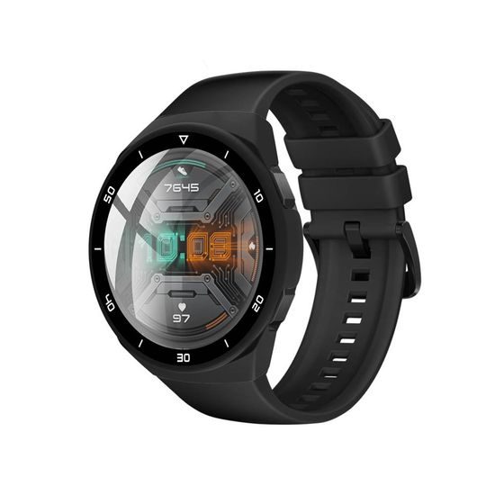 Puzdro 2v1 so sklom pre Huawei Watch GT 2e, priehľadné