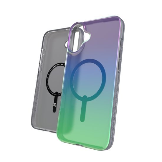 ZAGG Milan Snap προστατευτικό κάλυμμα, iPhone 16, ουράνιο τόξο