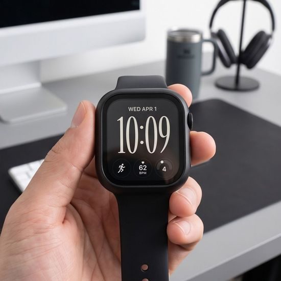 Tech-Protect Defense 2 kusy, Apple Watch 12 (42 mm), čierny a priehľadný