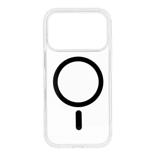 Θήκη Drop Glue Colorful Ring Mag Cover με MagSafe, iPhone 17 Pro, μαύρη