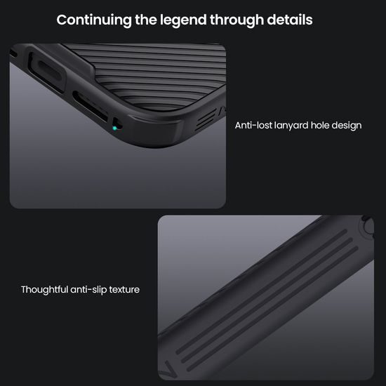 Nillkin Camshield Pro Magnetic, iPhone 17 Pro, schwarz