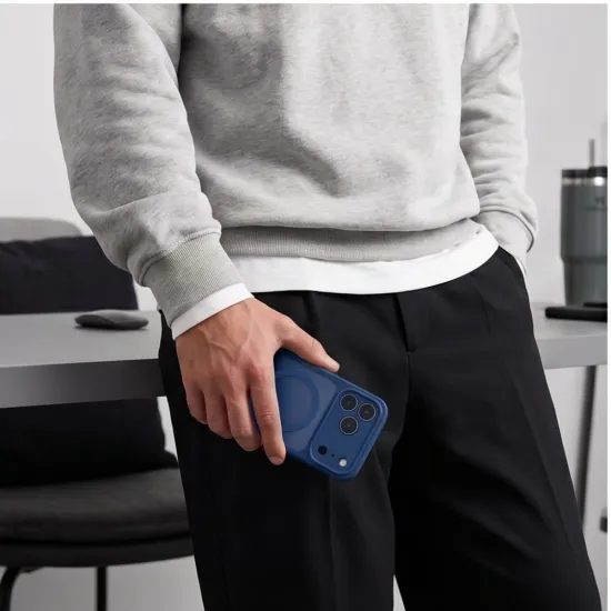 Tech-Protect BasicMag MagSafe, iPhone 17 Pro Max / 18 Pro Max, tmavě modrý