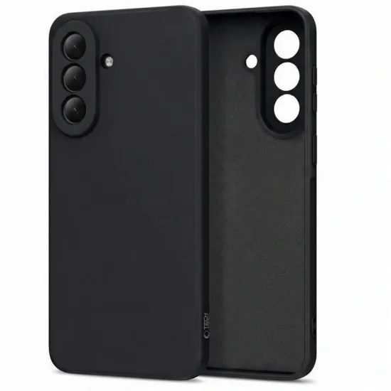 Tech-Protect Icon Schutzhülle für Samsung Galaxy A17 / A18 - Silikon Case mit Mikrofaser - Schwarz