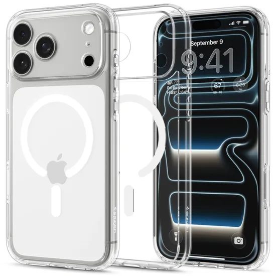 Spigen Ultra Hybrid Mag s MagSafe, iPhone 17 Pro Max / 18 Pro Max, biely