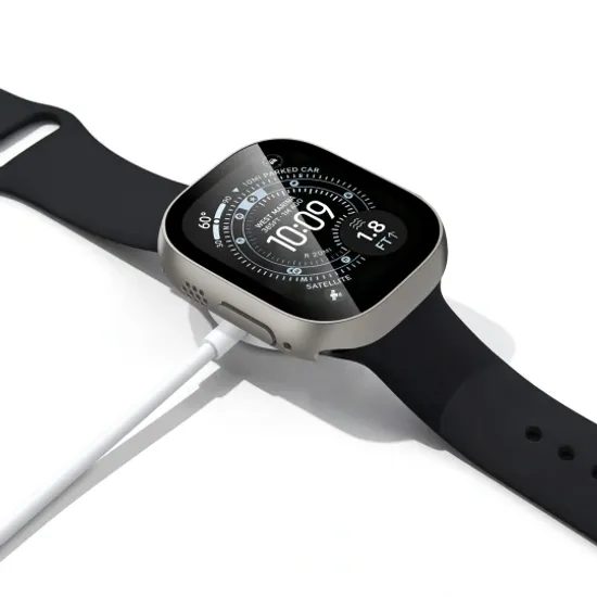 Tech-Protect Defense 2 kusy, Apple Watch Ultra 1 / 2 / 3 / 4 (49 mm), titan a priehľadný
