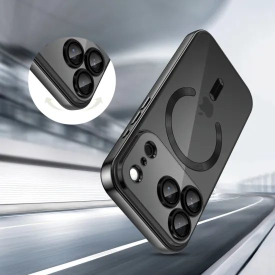 Tech-Protect MagFlex MagSafe iPhone 17 Pro Max, γυαλιστερό μαύρο