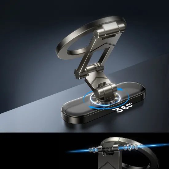 Joyroom JR-ZS520 Magnetische Handyhalterung für Metalloberflächen - 360° drehbar - Titan