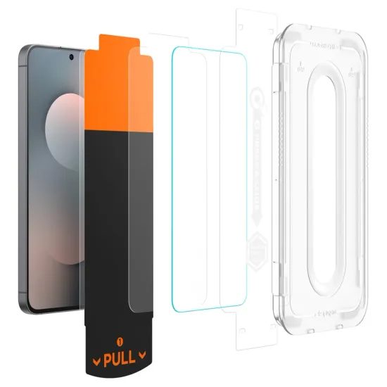 Spigen Glas.TR EZ Fit Pro με εφαρμοστή, 2 τεμάχια, Σκληρυμένο γυαλί, Samsung Galaxy S25 FE