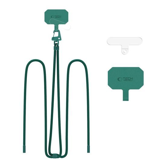 Tech-Protect C5S Crossbody pas, temno zelen