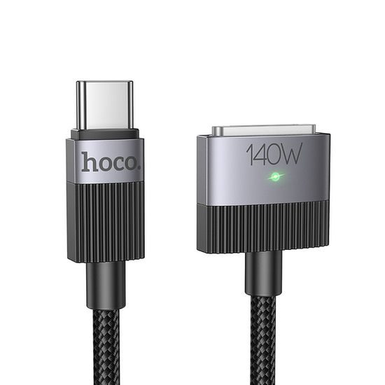 Hoco Magnetische Kabel USB-C naar MagSafe 3 - Mag3 U141, 5A 140W, 1,8m - Zwart